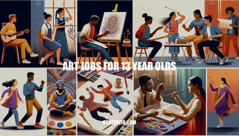 Art Jobs for 13 Year Olds: Opportunities and Tips