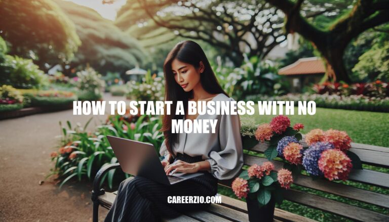 How To Start A Business With No Money